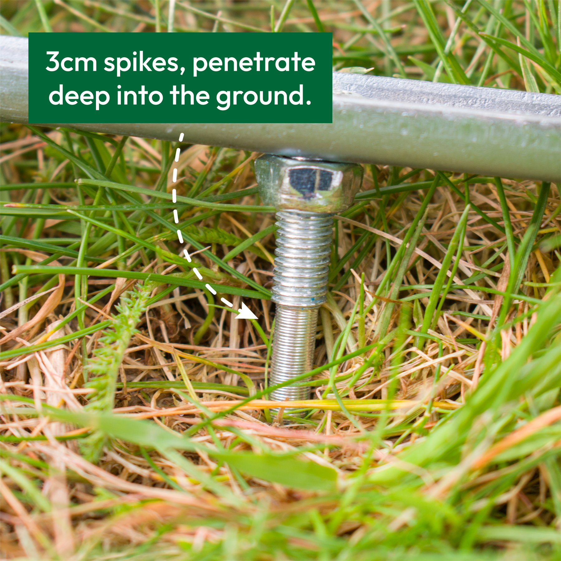 KCT Garden Spike Roller - Lawn Aerator