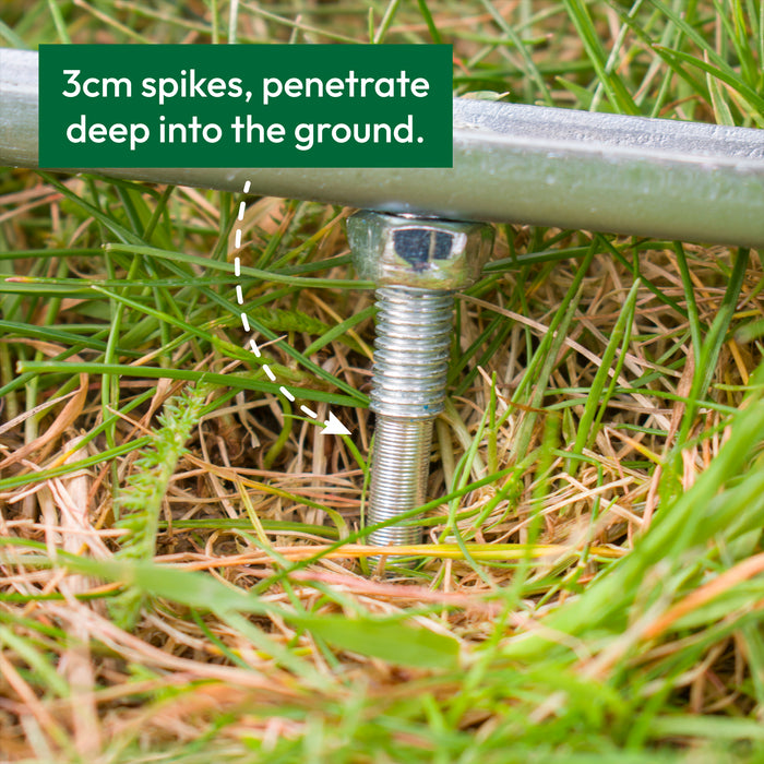 KCT Garden Spike Roller - Lawn Aerator