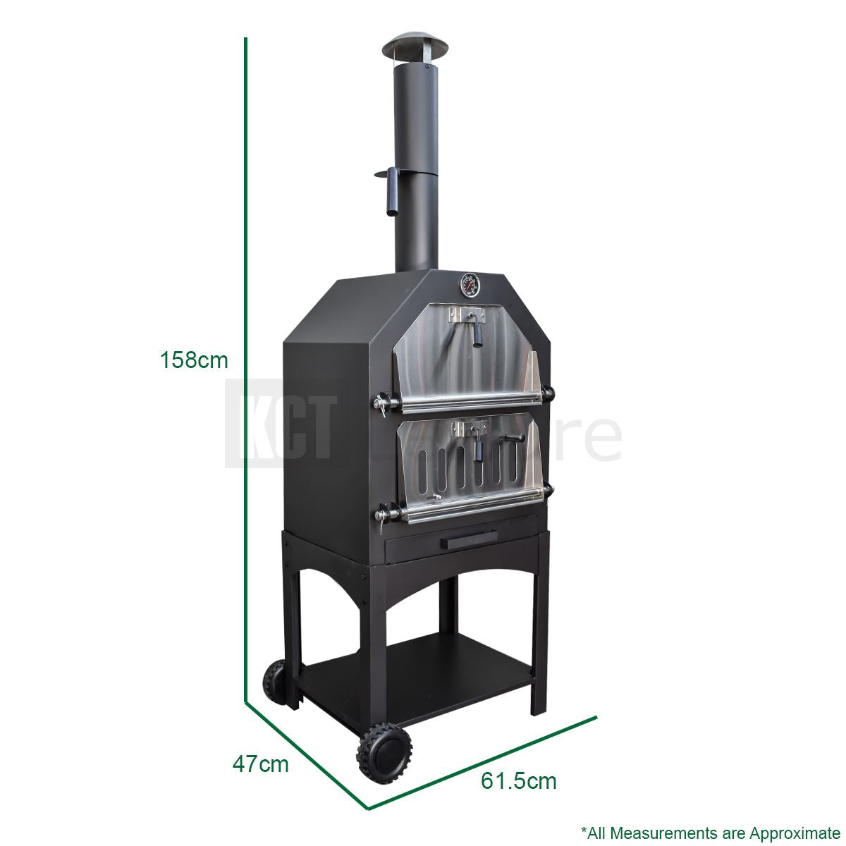 KCT Outdoor Wood Fired Pizza Oven