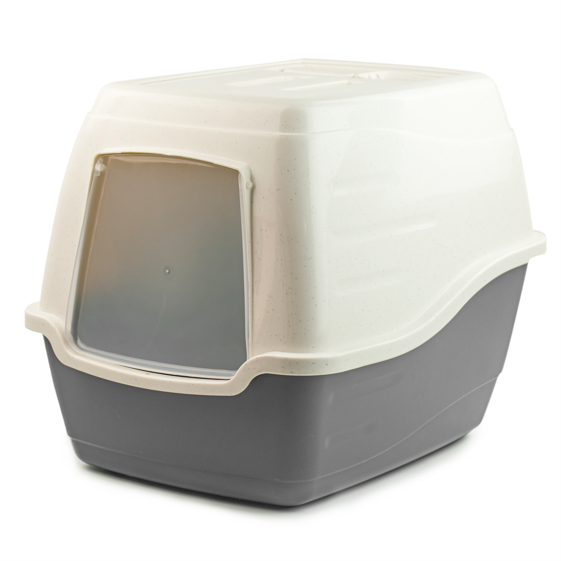 KCT Hooded Cat Litter Box/Tray - Grey