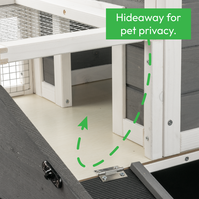 KCT Wooden Tortoise House and Run