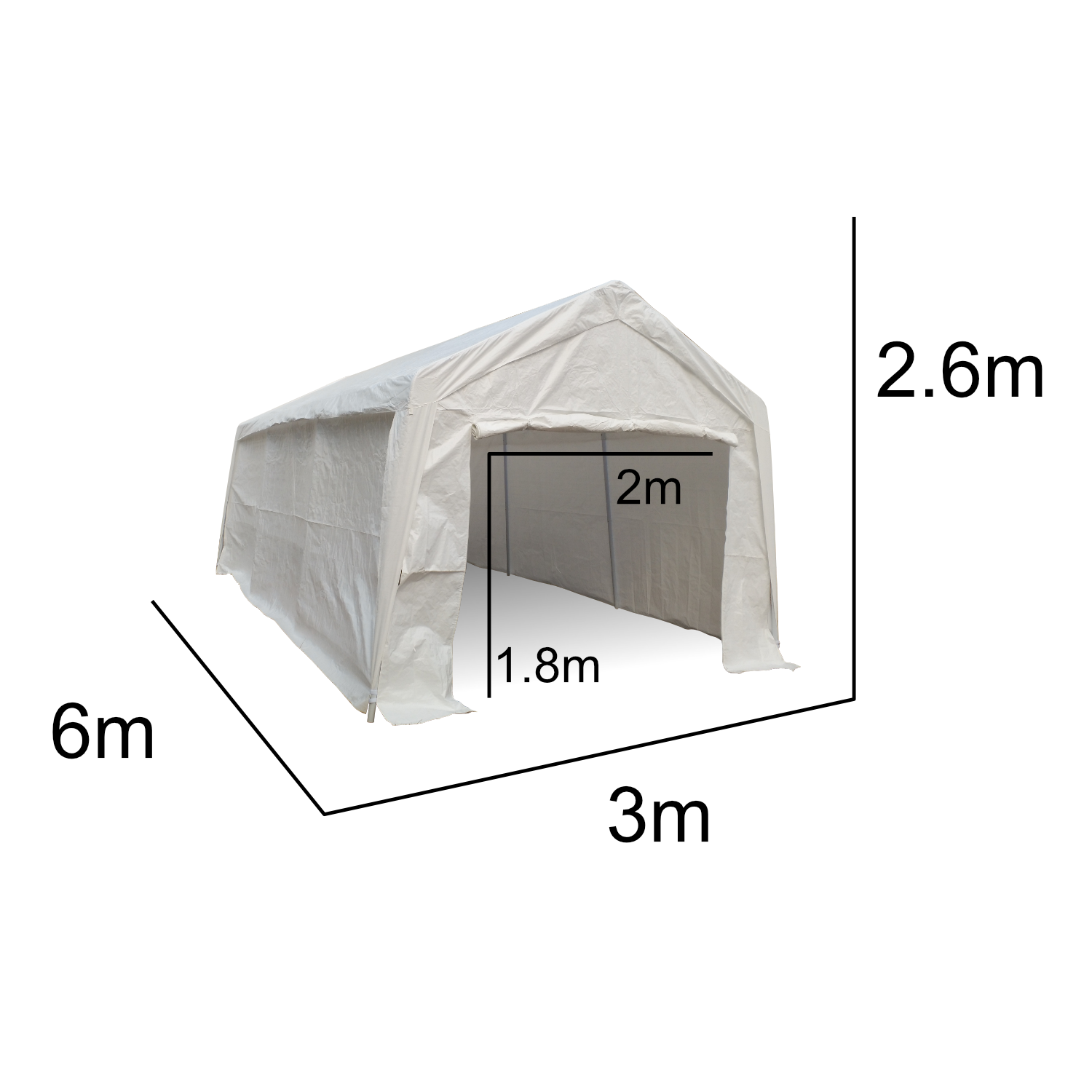 KCT Portable Carport Gazebo