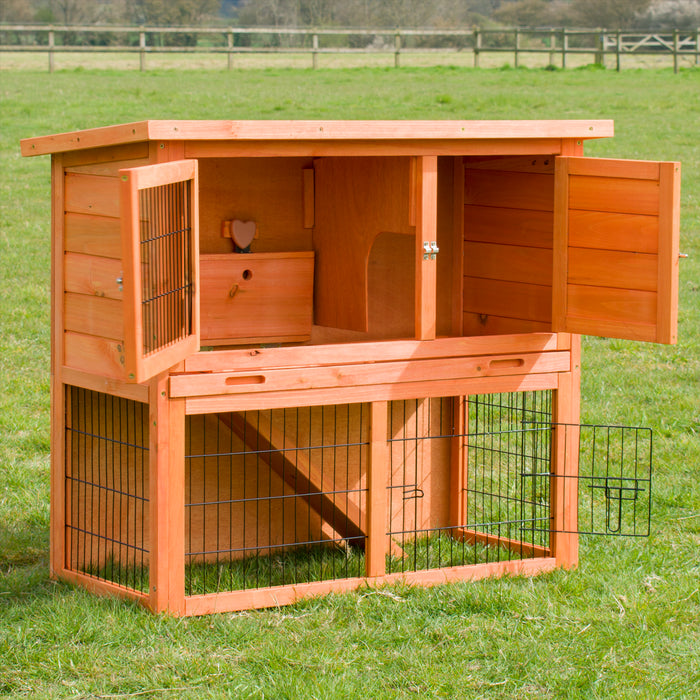 KCT Monza 3FT Rabbit Hutch Including Cover