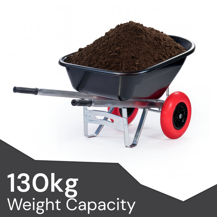 KCT 160L XL Twin Wheelbarrow