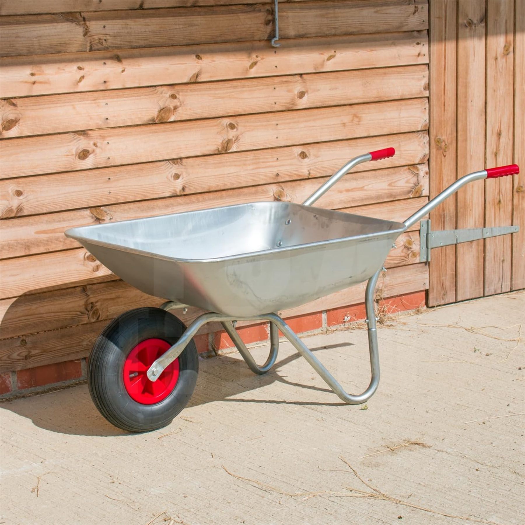 KCT 65 Litre Garden Galvanised Steel Wheelbarrow