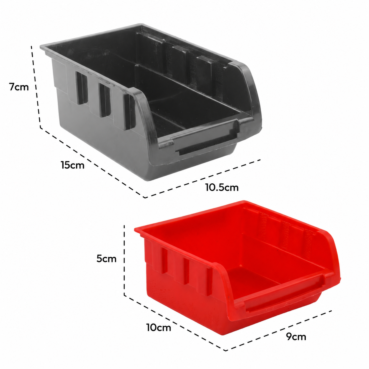 KCT 32pc Wall Mount Storage Bin Organiser