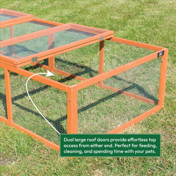 KCT 8ft Wooden Pet Run