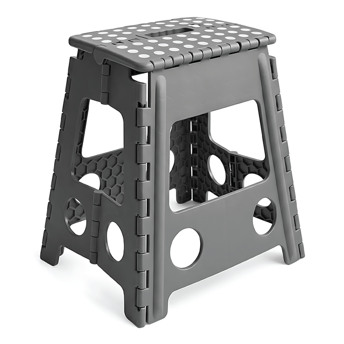 KCT Folding Multi Purpose Household Foldaway Step Stool Grey
