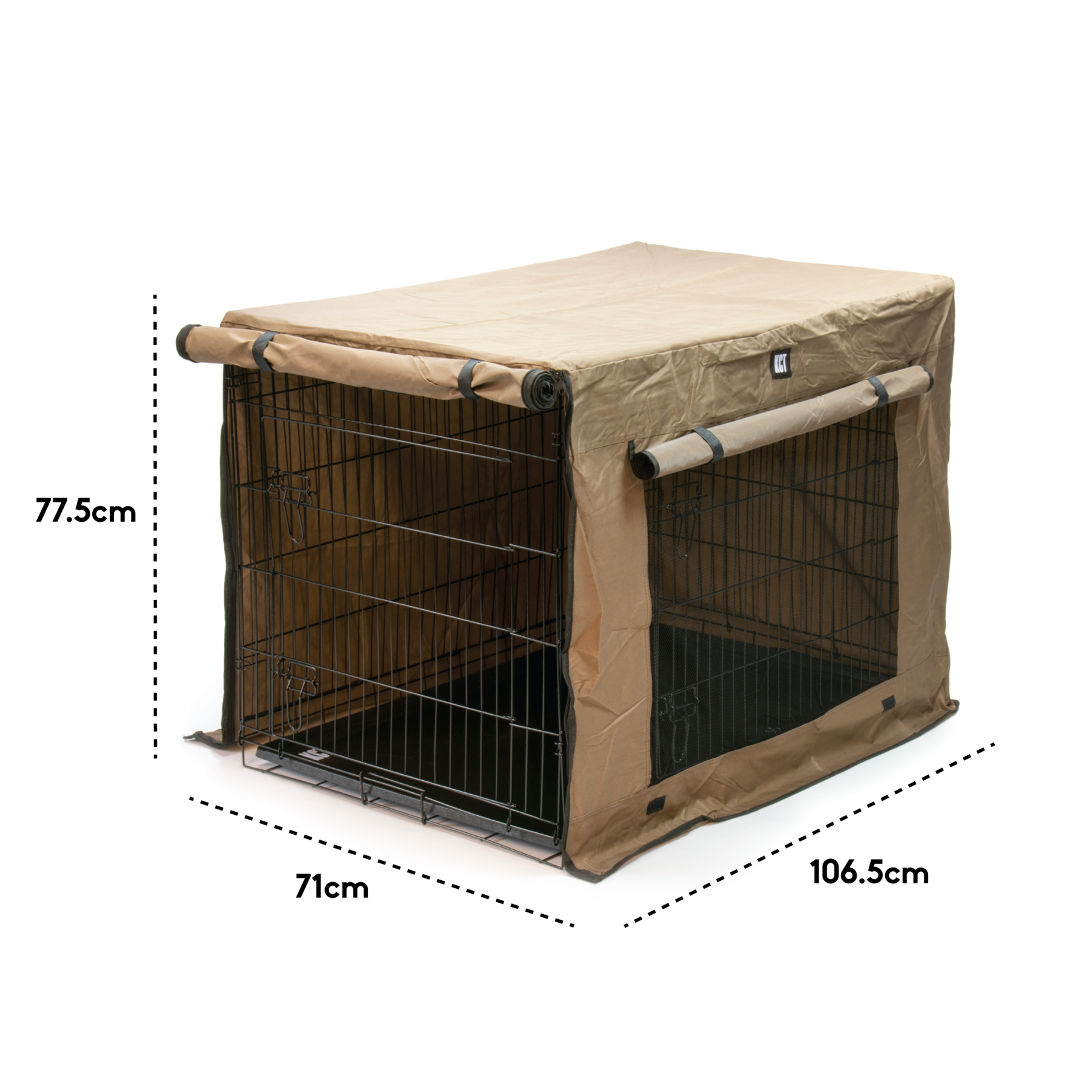 KCT Universal Pet Crate Fabric Covers - 26-49 Inch