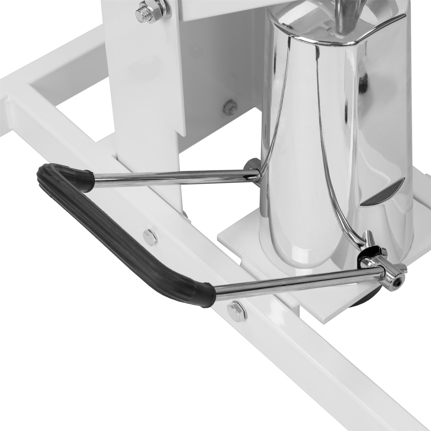 KCT Large White Adjustable Hydraulic Dog Grooming Table