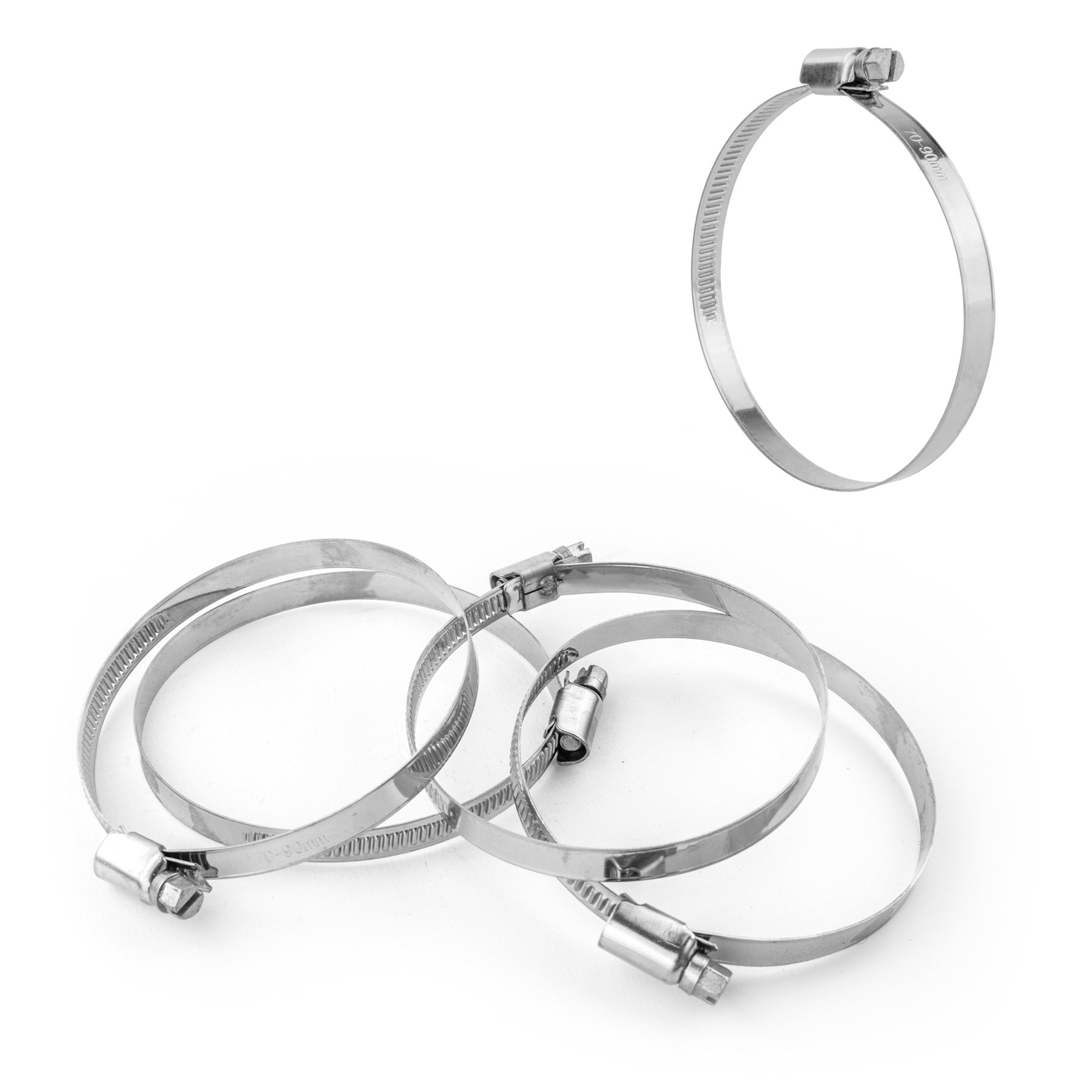 KCT Stainless Steel Hose Pipe Clip Tube Clamps for All types of Hose