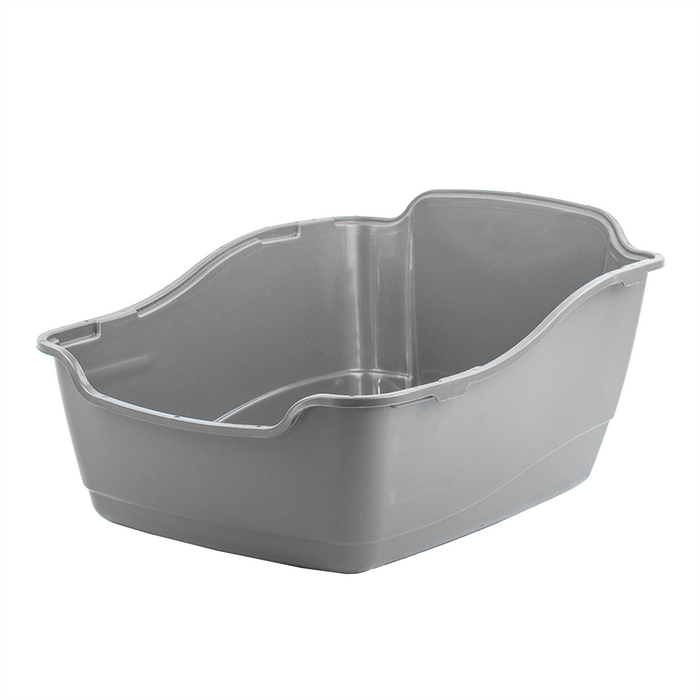 KCT Hooded Cat Litter Box/Tray - Grey