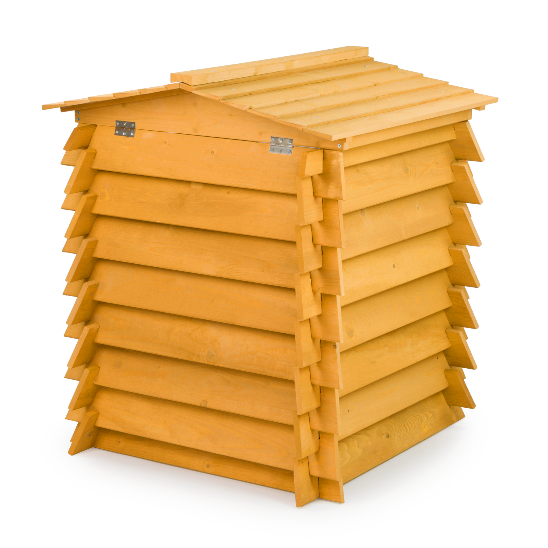 KCT Large Wooden Compost Bin - Beehive Design