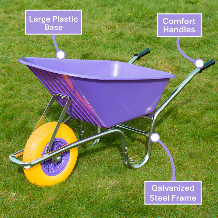 KCT 110 Litre Garden Steel Wheelbarrows