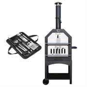 KCT Outdoor Wood Fired Pizza Oven with Tool Set