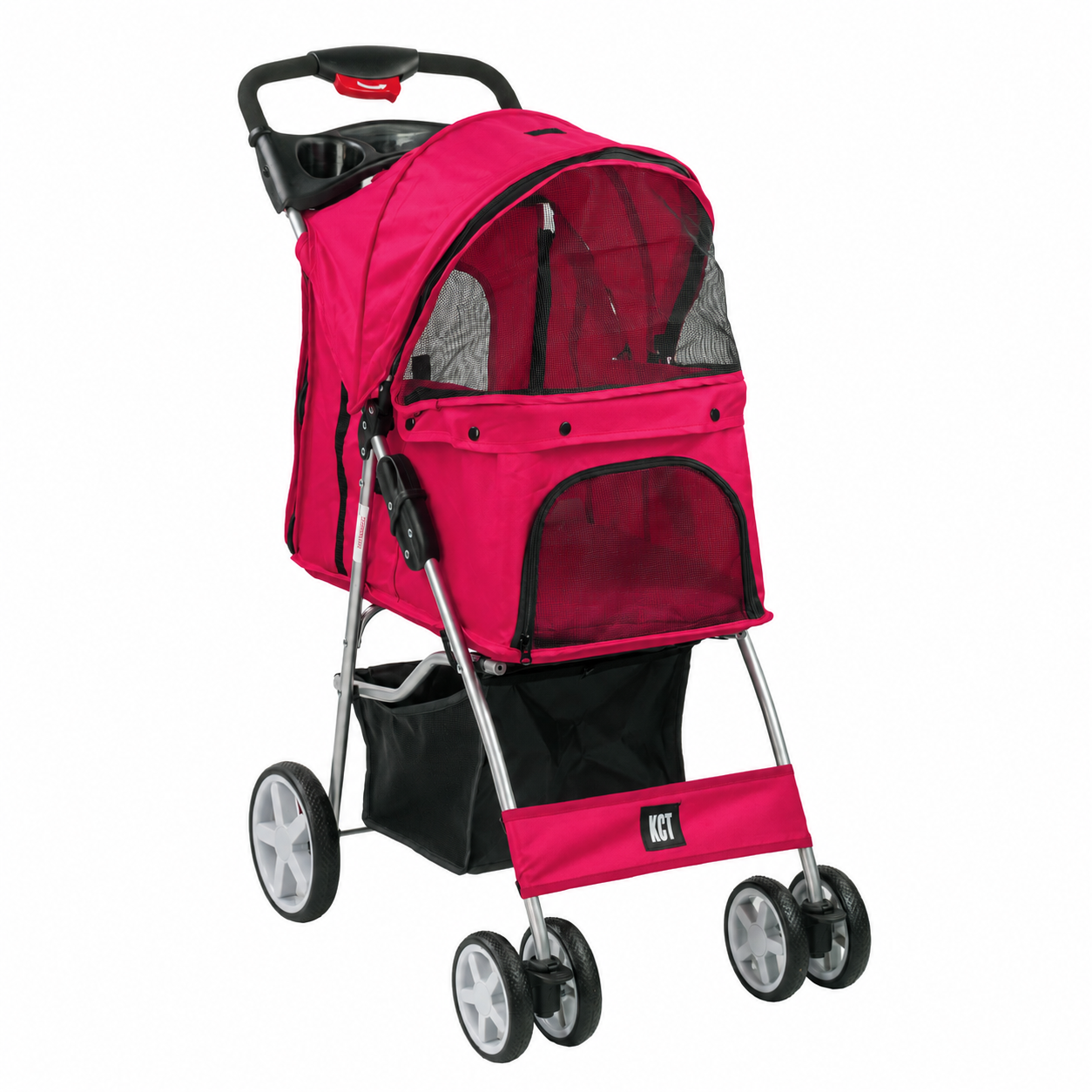 KCT Hooded Pet Stroller with Storage