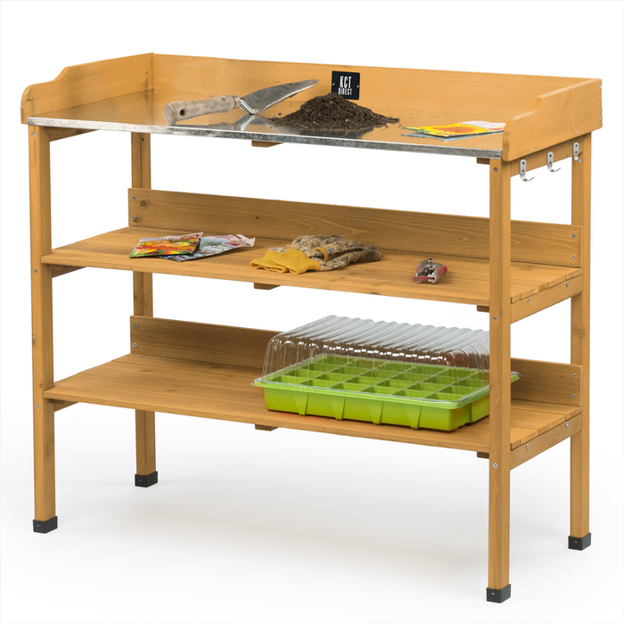 KCT 3 Tier Wooden Garden Potting Bench