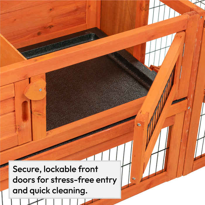 KCT Verona Rabbit Hutch and Run