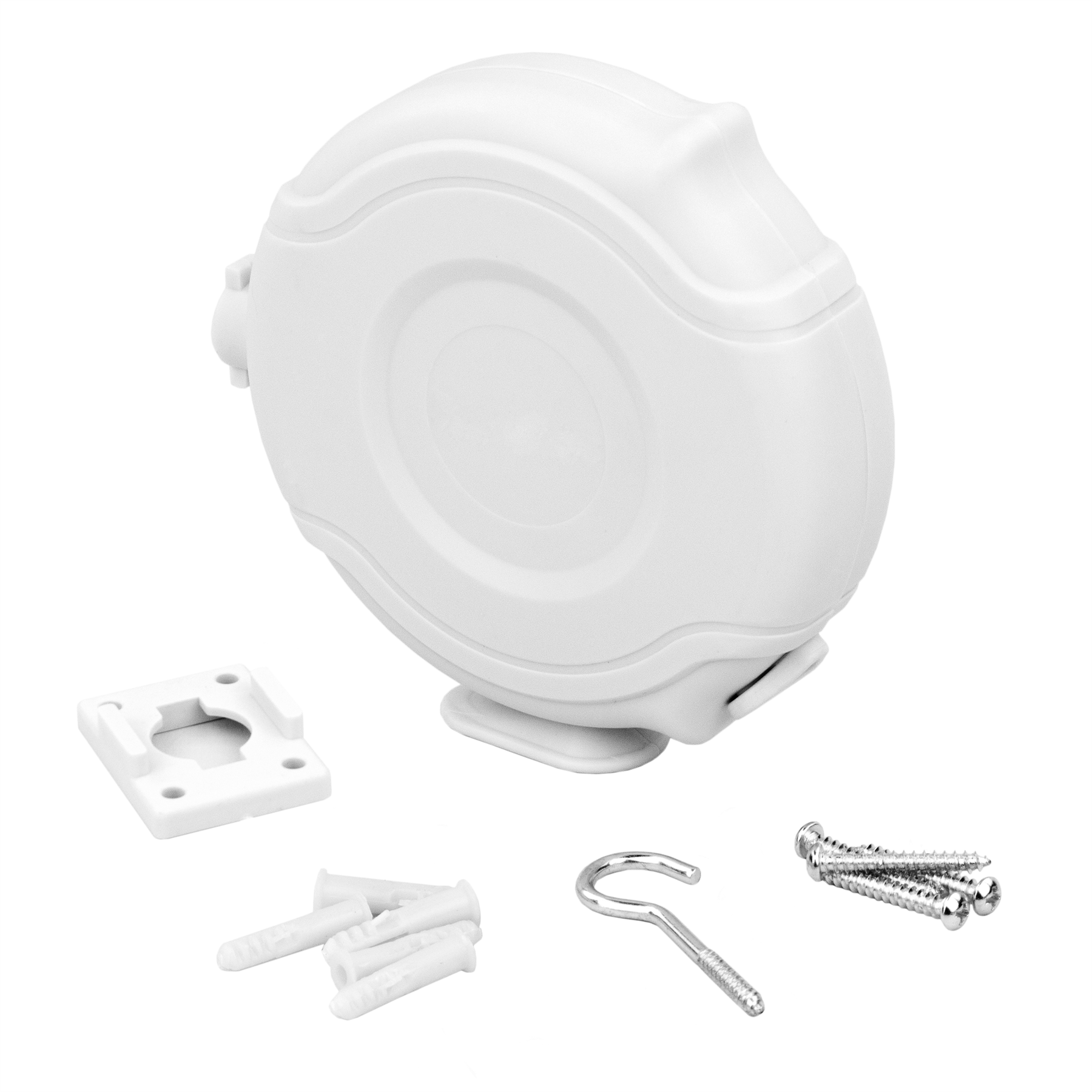 KCT Single Wall Mountable Retractable Washing Line