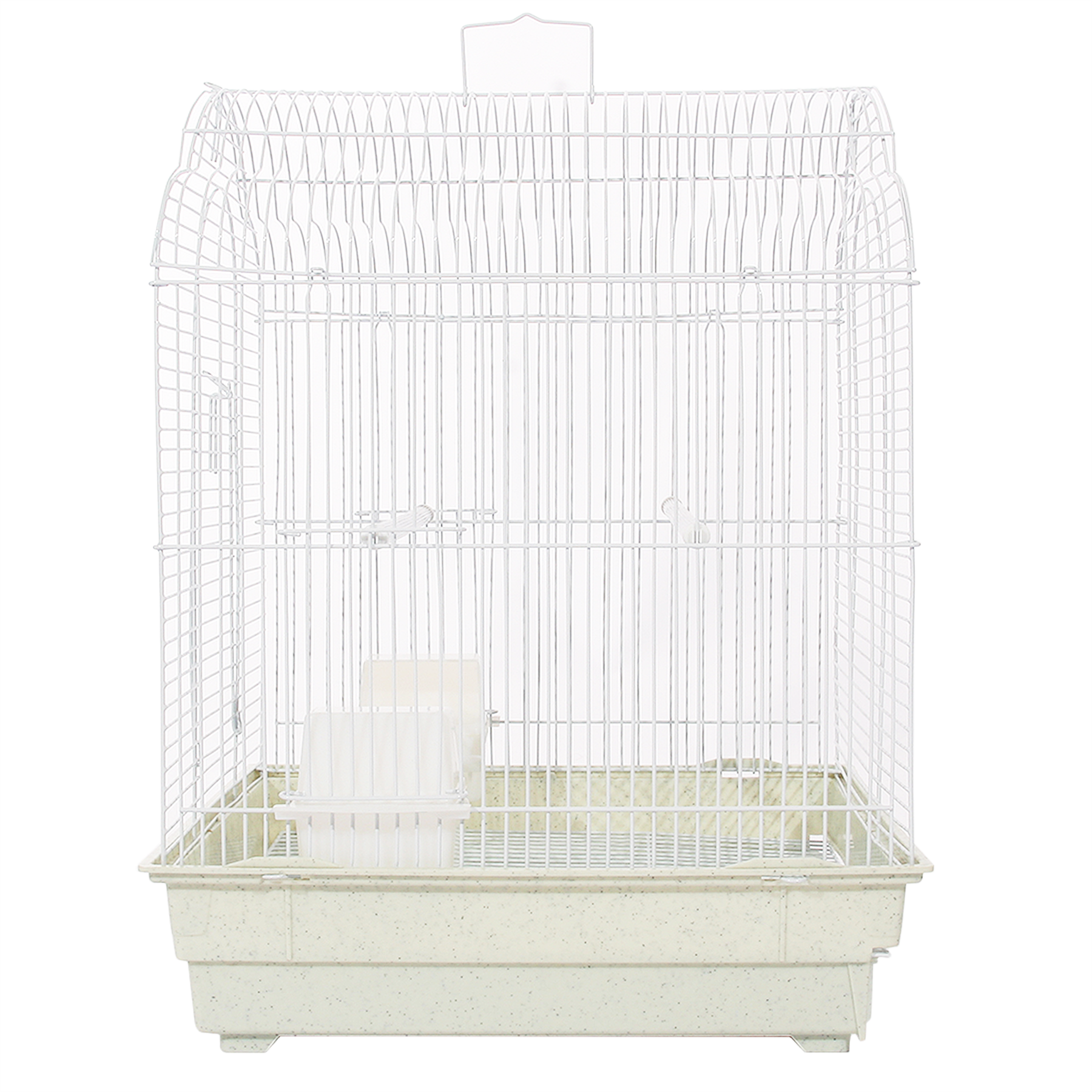KCT Rosario Plus Exotic Bird Travel Small Cage - White