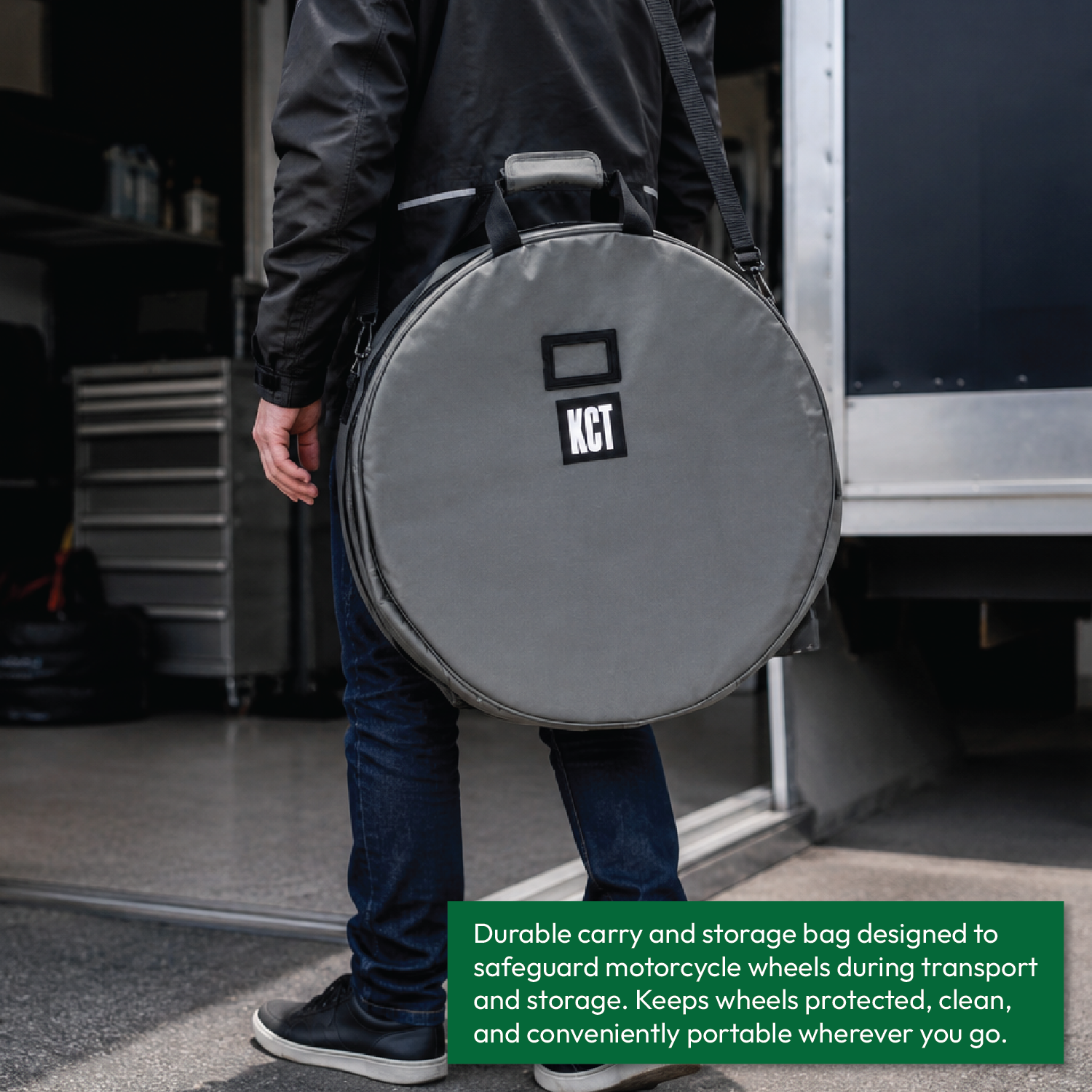 KCT Motorcycle Front & Rear Wheel Bags