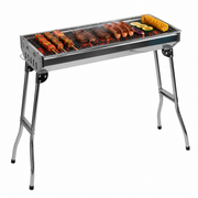 KCT Stainless Steel Portable Folding BBQ Charcoal Barbecue Grill