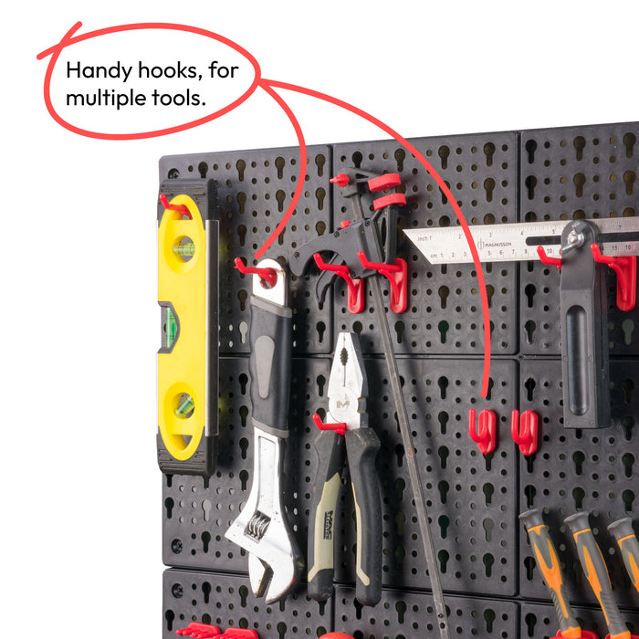 KCT 2pcs Wall Mount Storage Organiser