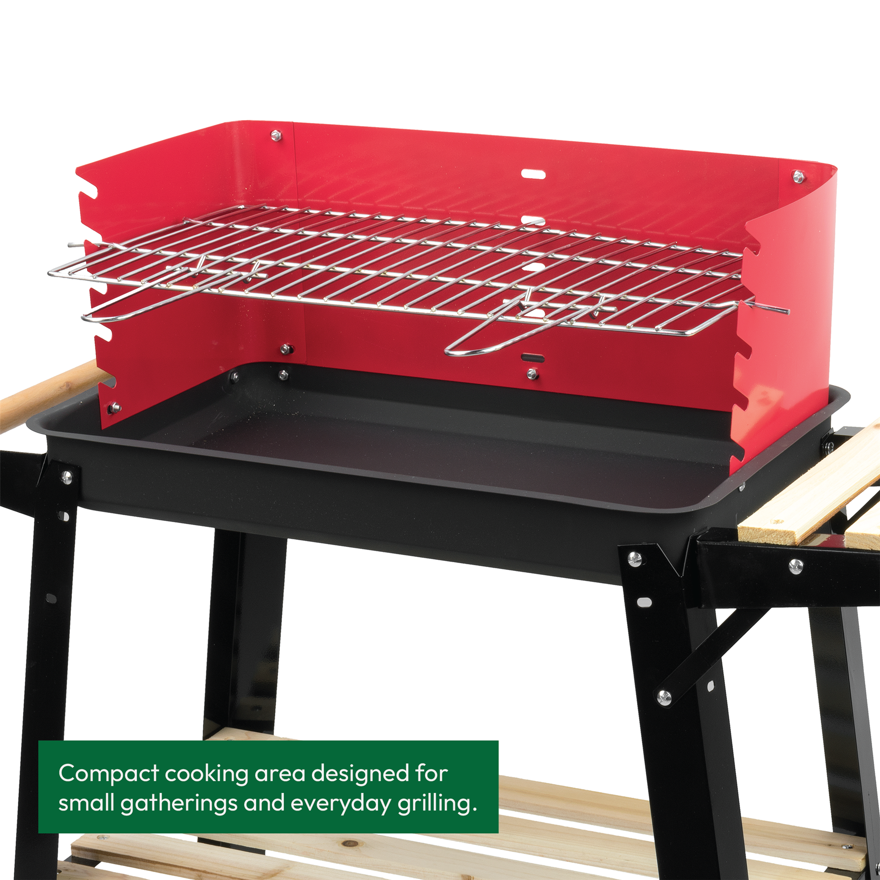 KCT Open Top Trolley BBQ with  Tool Set