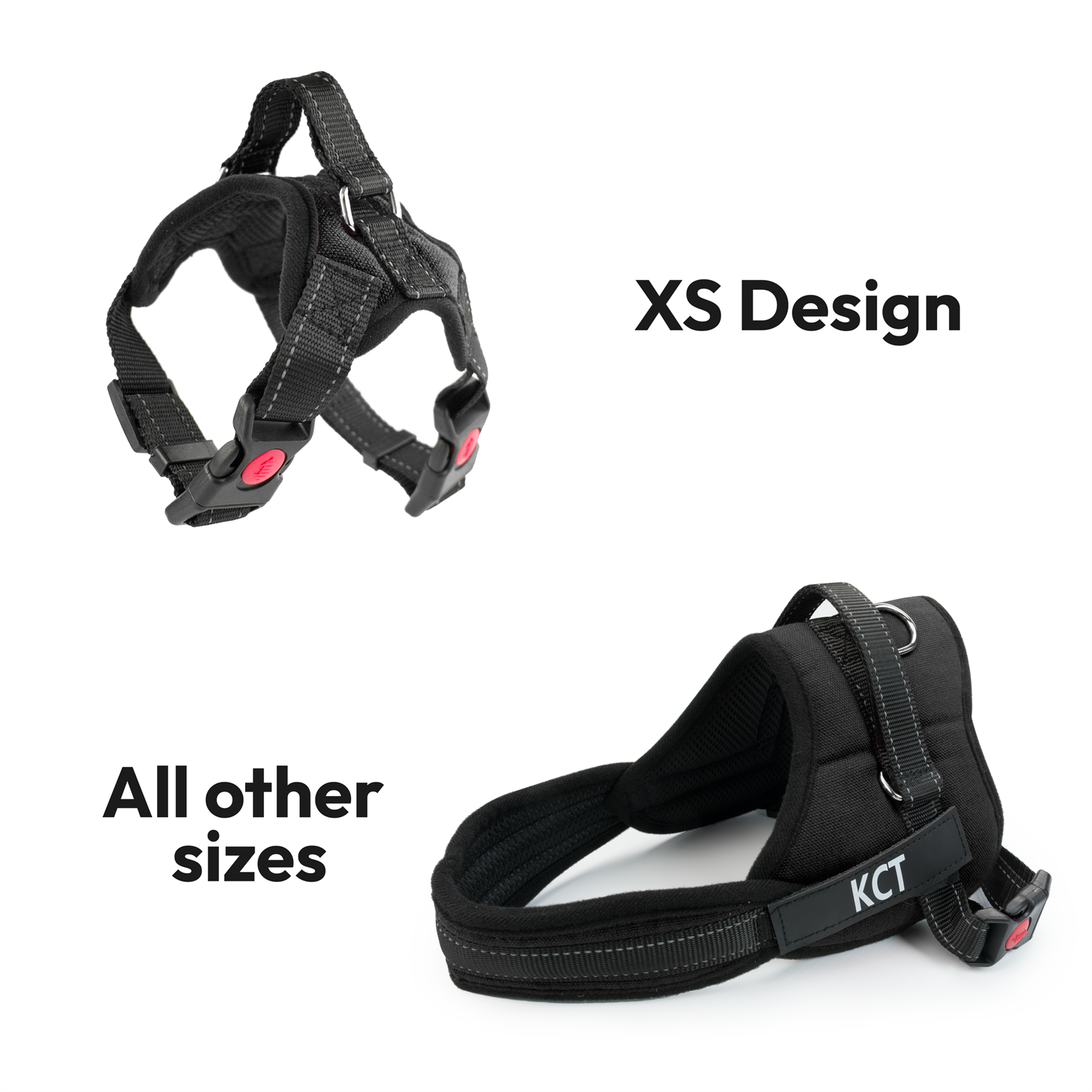 KCT Padded Dog Harnesses - Adjustable Pet Vest