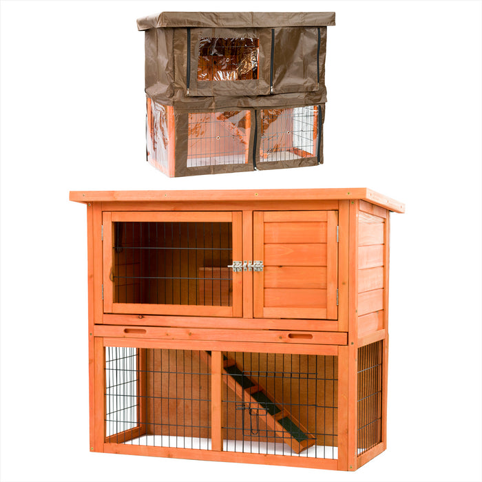 KCT Monza 3FT Rabbit Hutch Including Cover