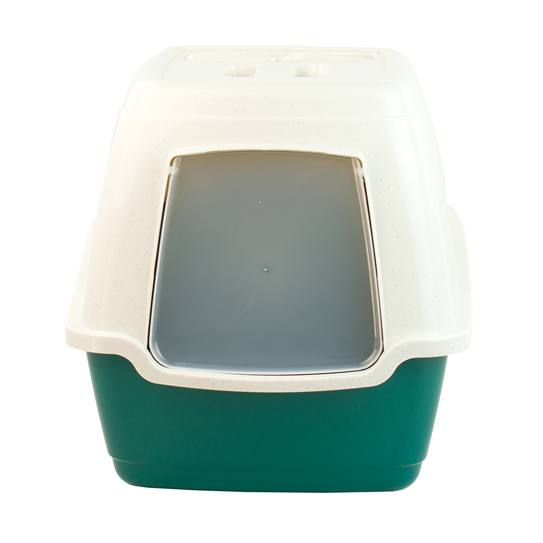 KCT Hooded Cat Litter Box/Tray - Green