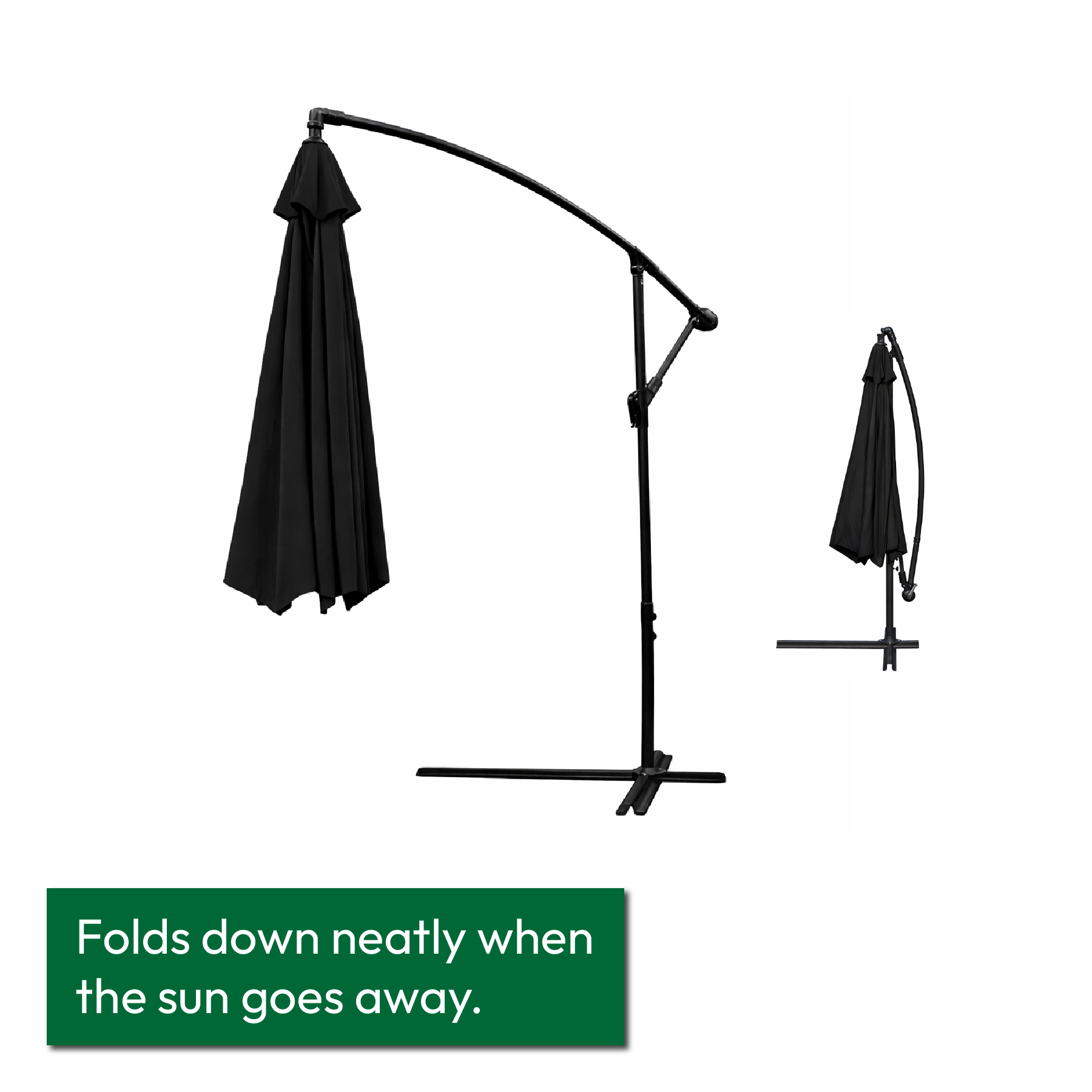KCT 3m Large Cantilever Garden Parasols Only