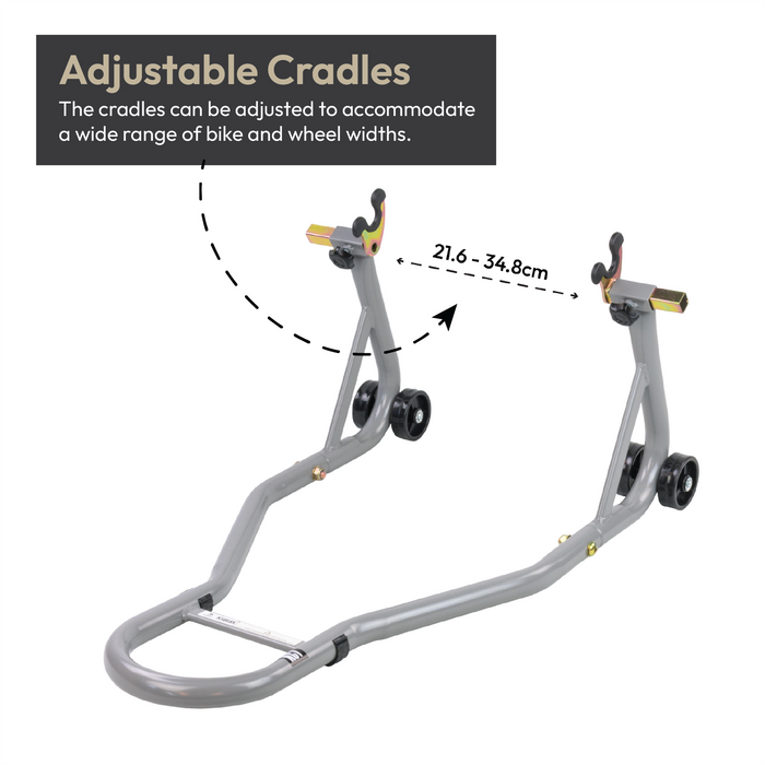 KCT Motorbike Rear Paddock Stand Spool Cradle