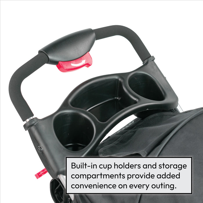 KCT Hooded Pet Stroller with Storage