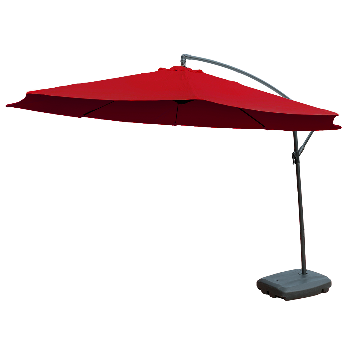 KCT 3m Large Cantilever Garden Parasols with Base and Cover Kit