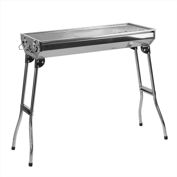 KCT Stainless Steel Portable Folding BBQ Charcoal Barbecue Grill