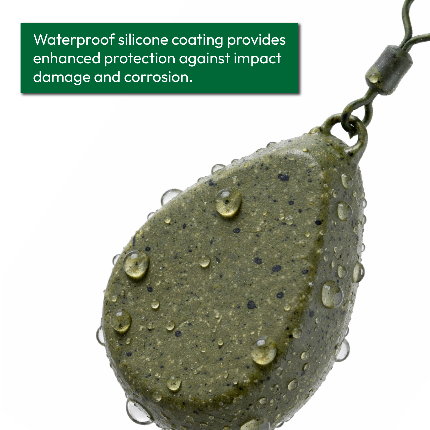 KCT Flat Pear Lead Fishing Weights
