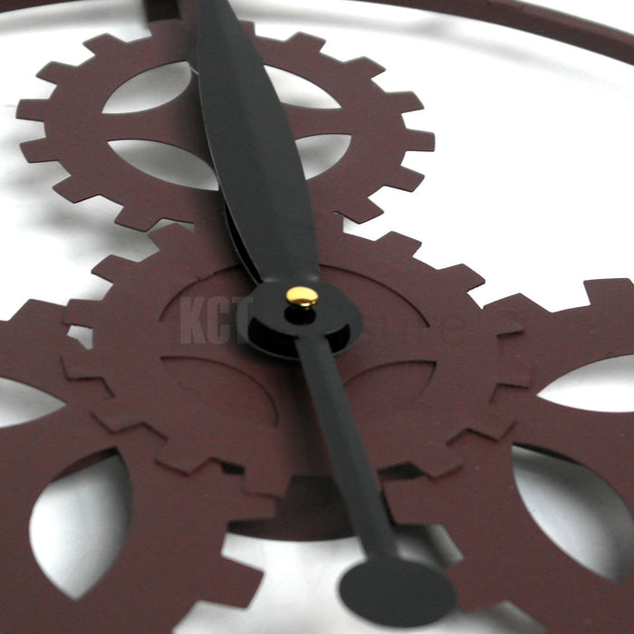 KCT Vintage Gear Design Wall Mounted Clock