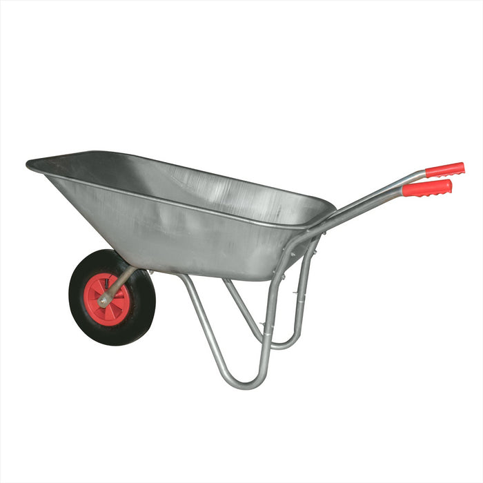 KCT 80 Litre Garden Galvanised Steel Wheelbarrow