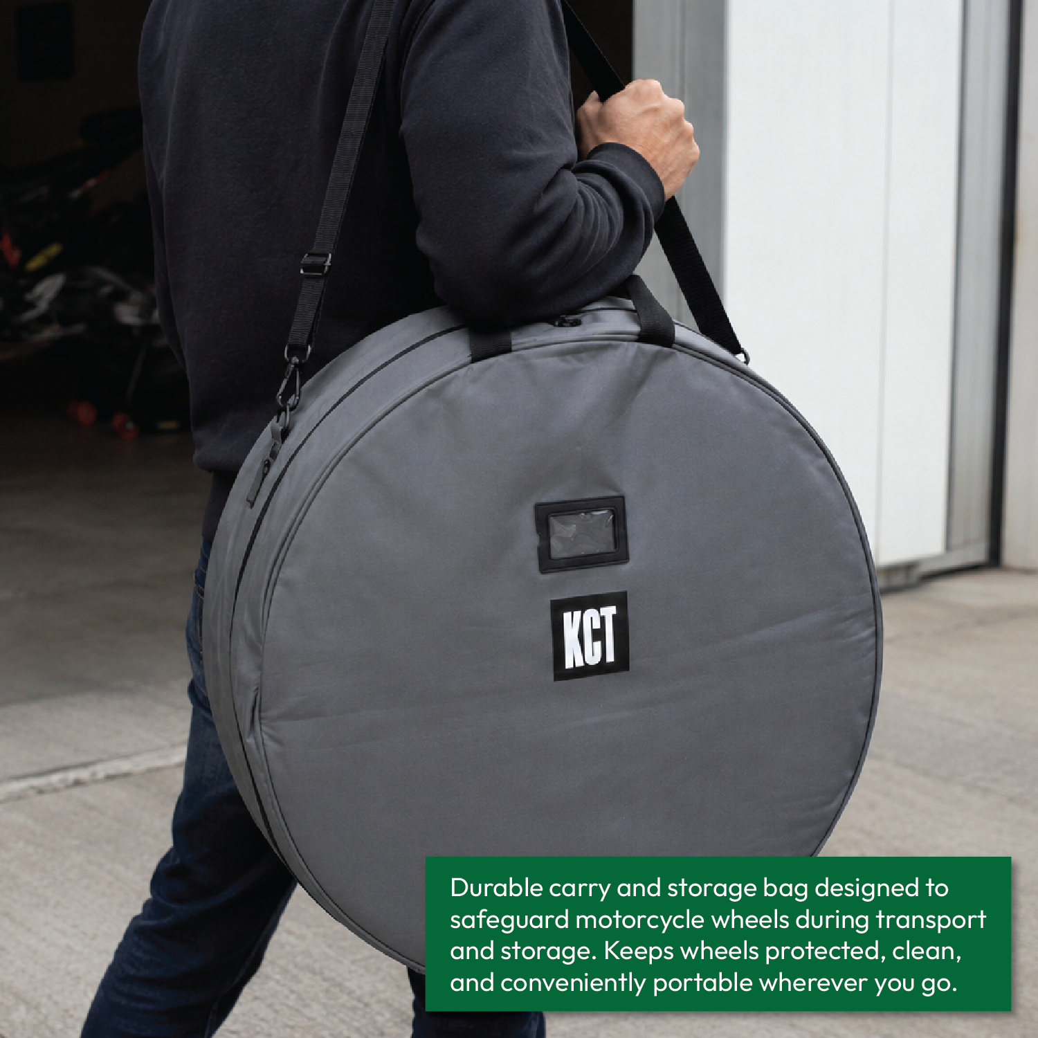 KCT Motorcycle Front & Rear Wheel Bags