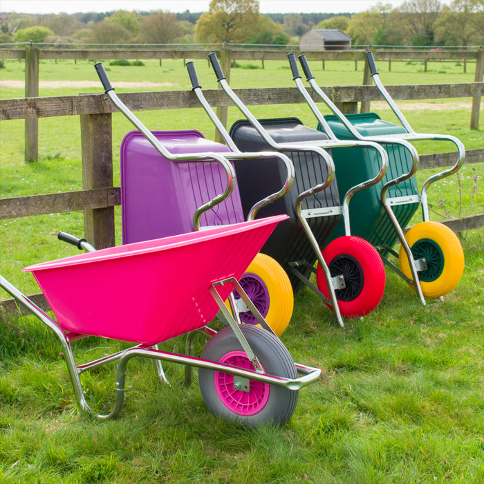 KCT 110 Litre Garden Steel Wheelbarrows