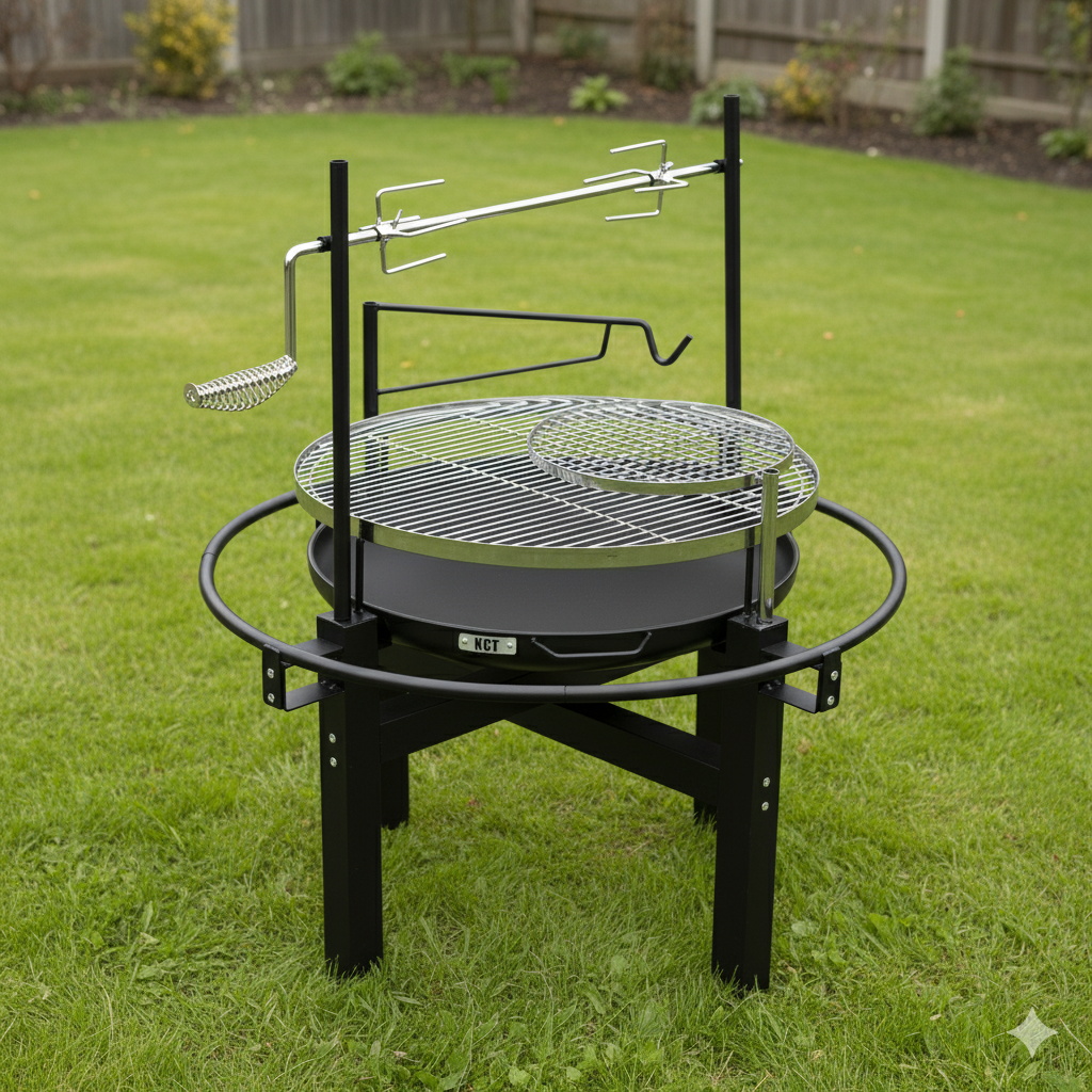 KCT Outdoor BBQ Grill with Rotisserie
