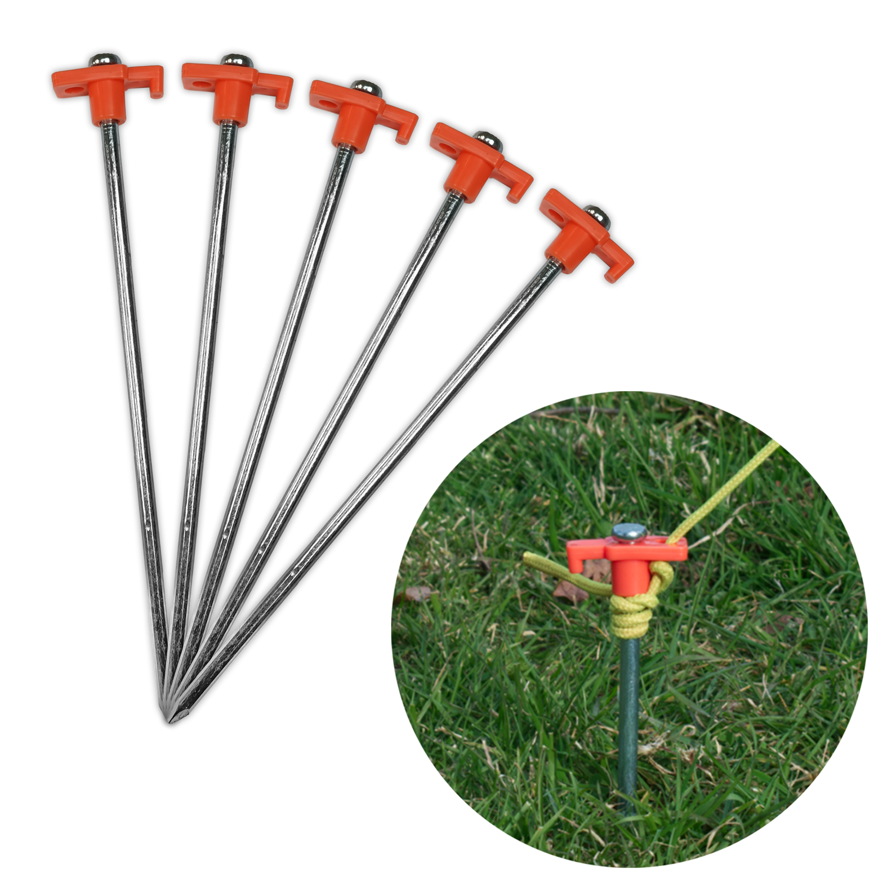 KCT Heavy Duty Galvanised Steel Tent Peg