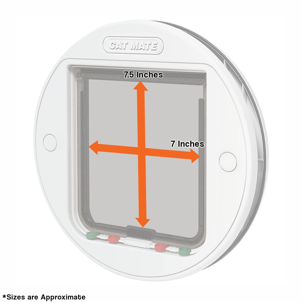 Cat Mate Large Glass Fitting Cat Flap