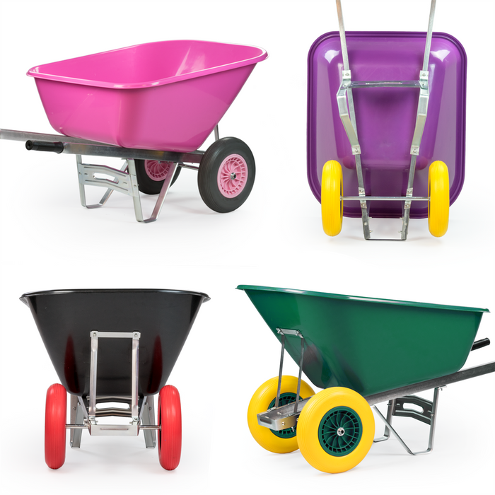 KCT 200L XL Heavy Duty Twin Wheelbarrow
