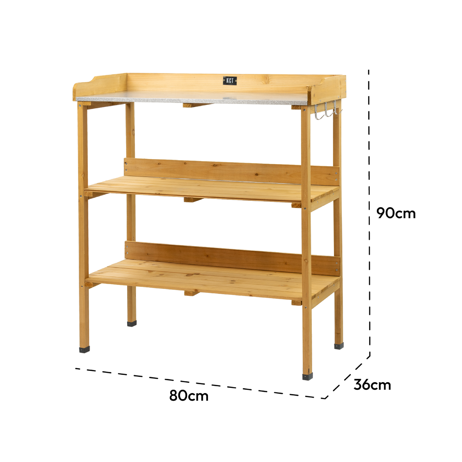 KCT 3 Tier Wooden Garden Potting Bench