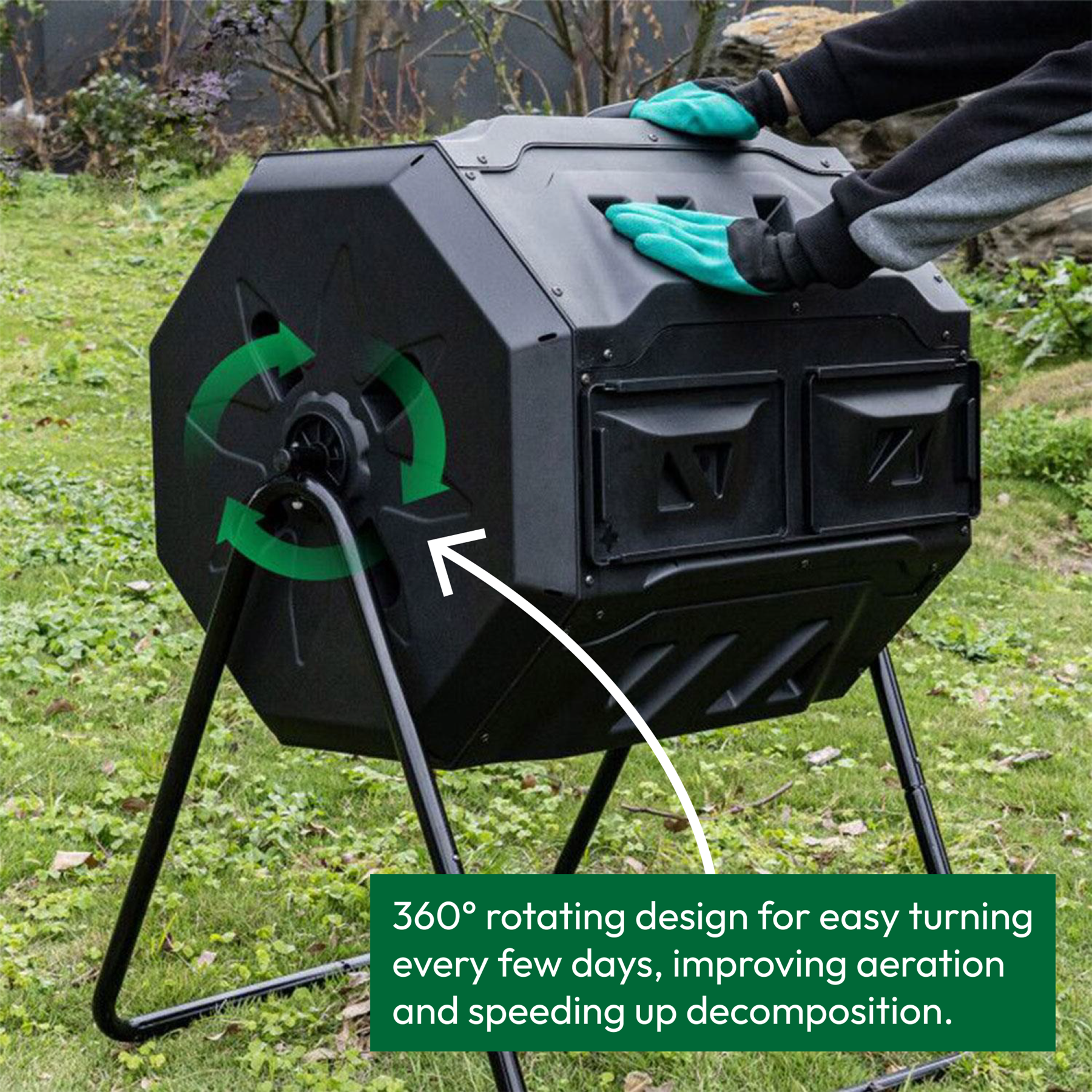 KCT Compost Tumbler 160 Litre Capacity