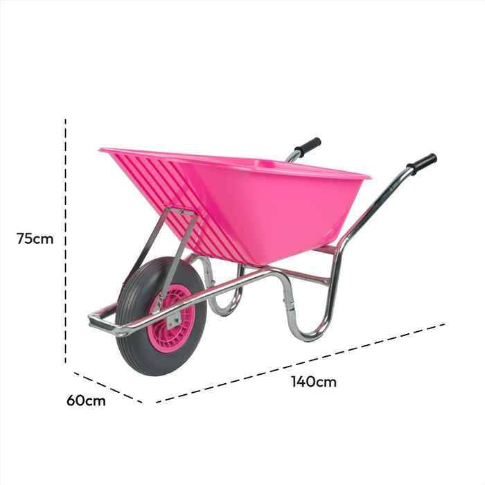 KCT 110 Litre Garden Steel Wheelbarrows