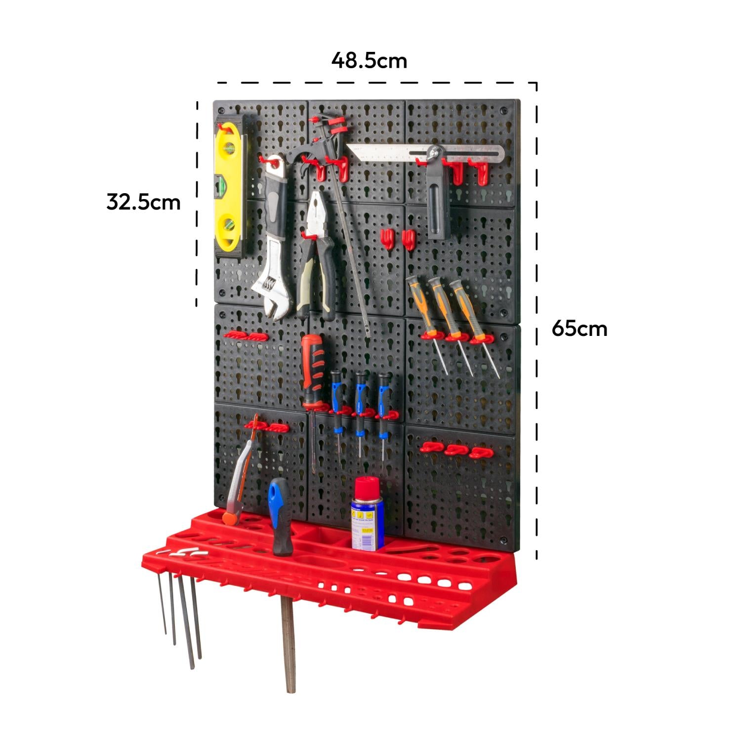KCT 3pcs Wall Mount Storage Organiser - 2 Pack
