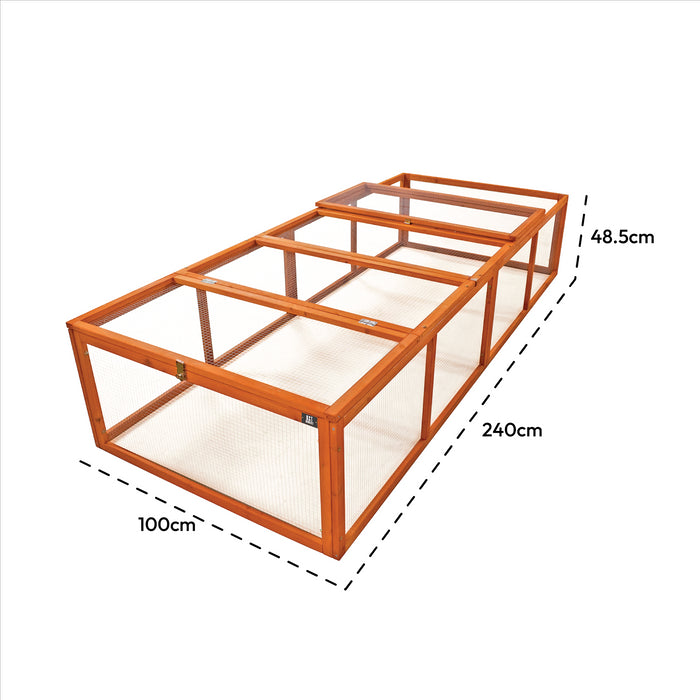 KCT 8ft Wooden Pet Run